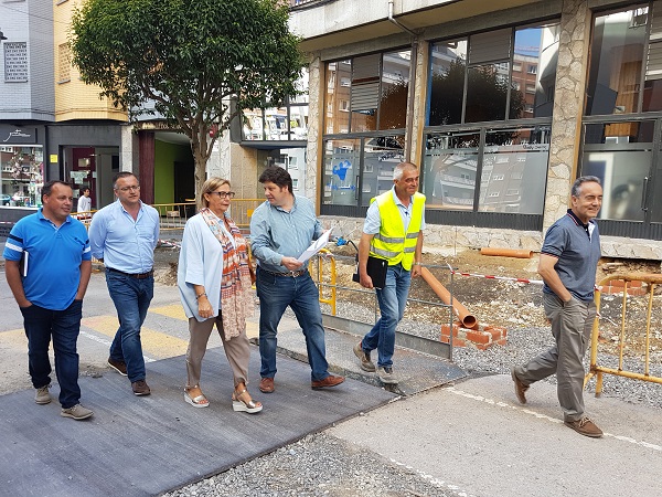 Visita obras calle Claudio Luanco 1  El Digital de Asturias