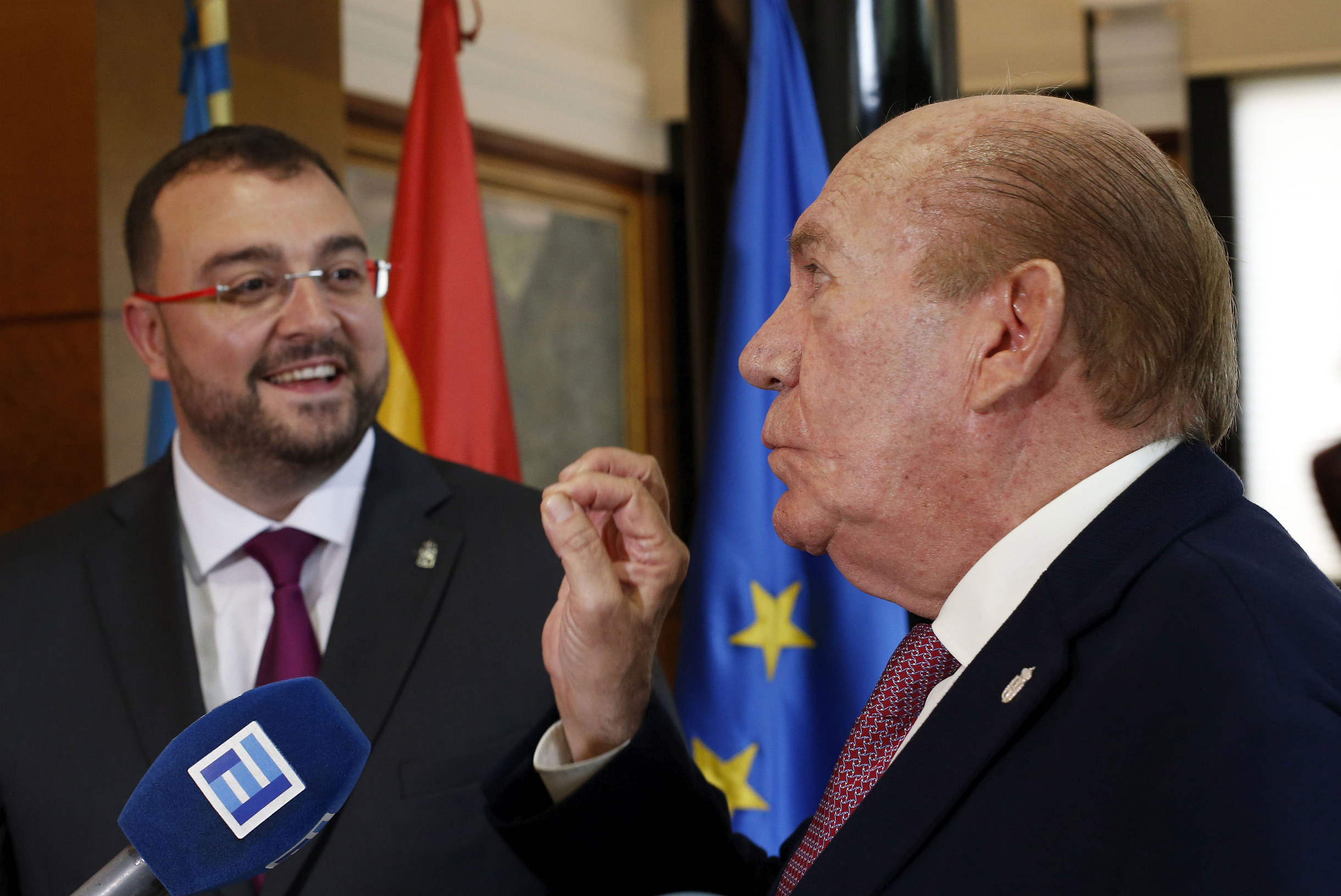 Presidente Principado atencion a medios reunion Antonio Suarez 2 El Digital de Asturias