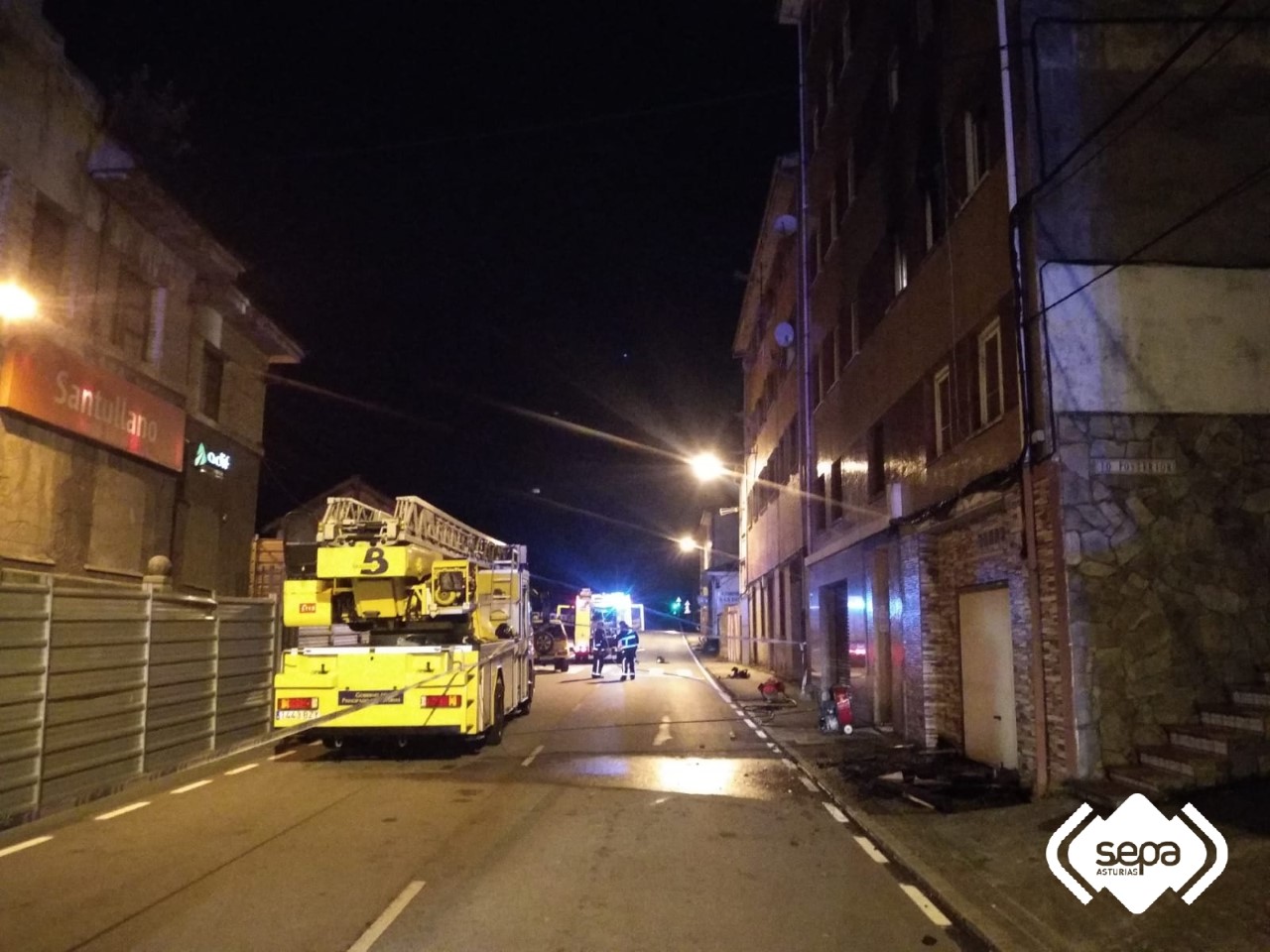 INCENDIO URBANOEN MIERES El Digital de Asturias