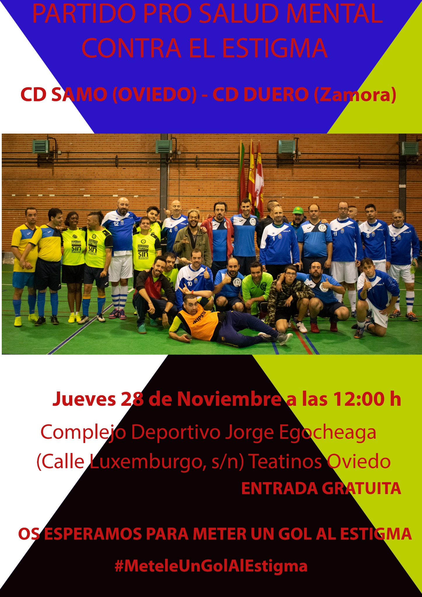 cartel futbol sala  El Digital de Asturias