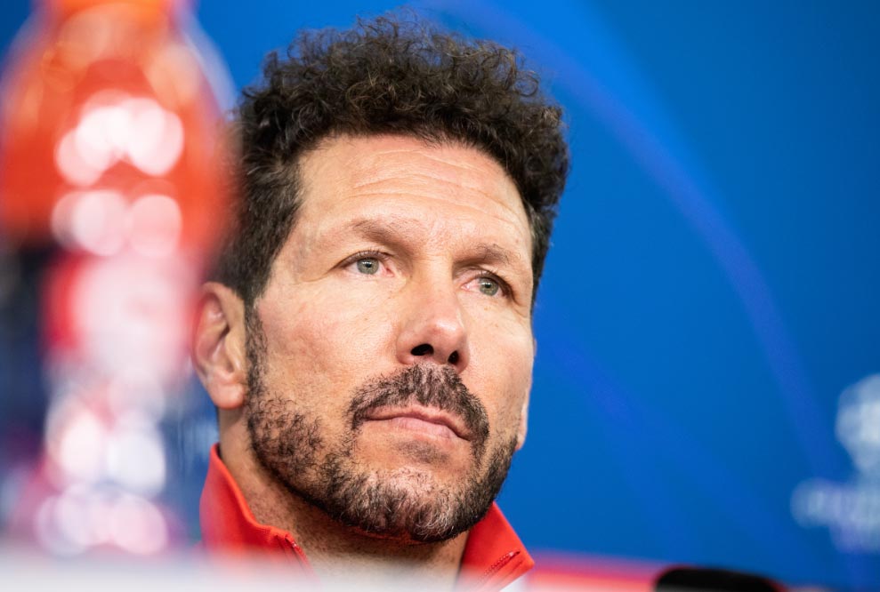 Simeone: «Vamos partido a partido buscando ir mejorando»