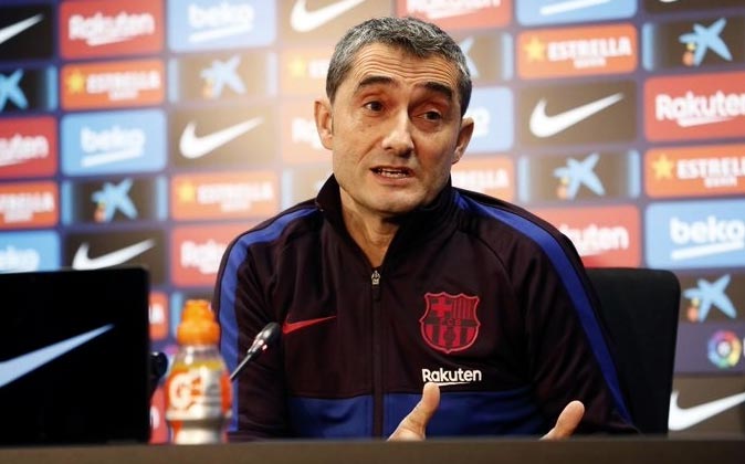 Ernesto Valverde confía en la plantilla del FC Barcelona