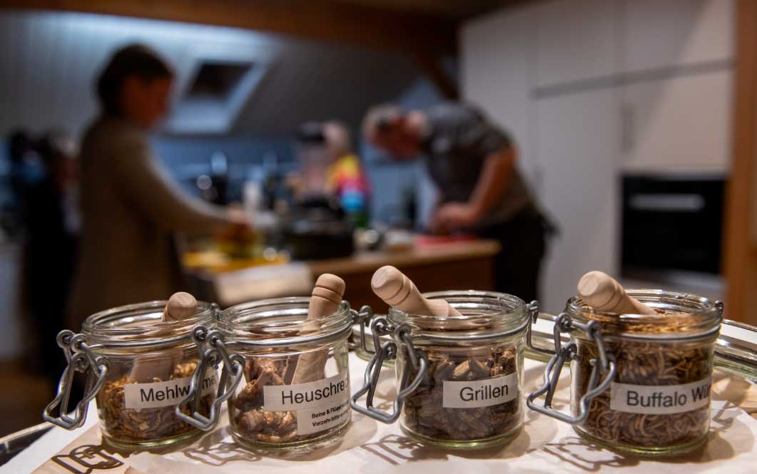 En Austria se enseña a cocinar insectos