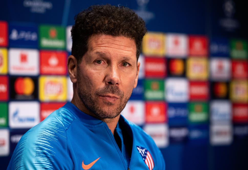 Simeone: «No me muevo del partido a partido»