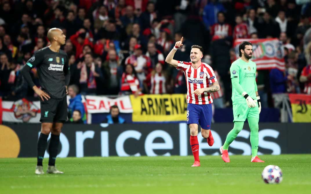 Atlético vs Liverpool: Saúl y el Metropolitano dan el “primer paso”