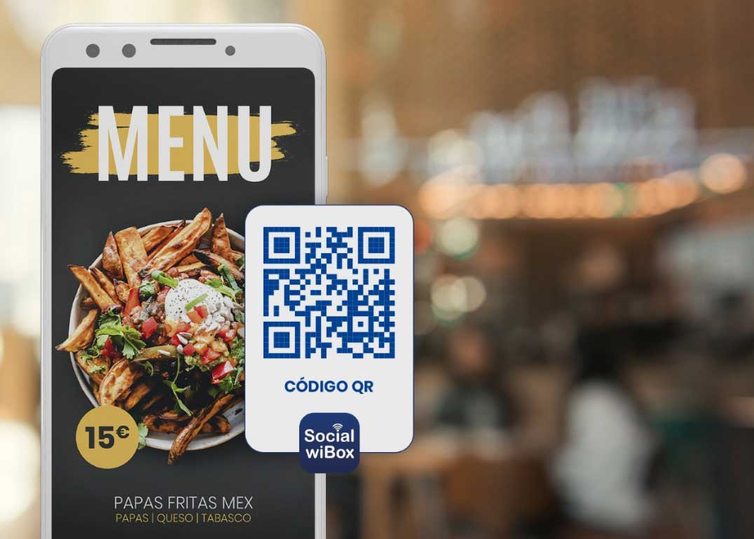 SocialwiBox ofrece digitalizar gratis las cartas de todos los restaurantes con un código QR