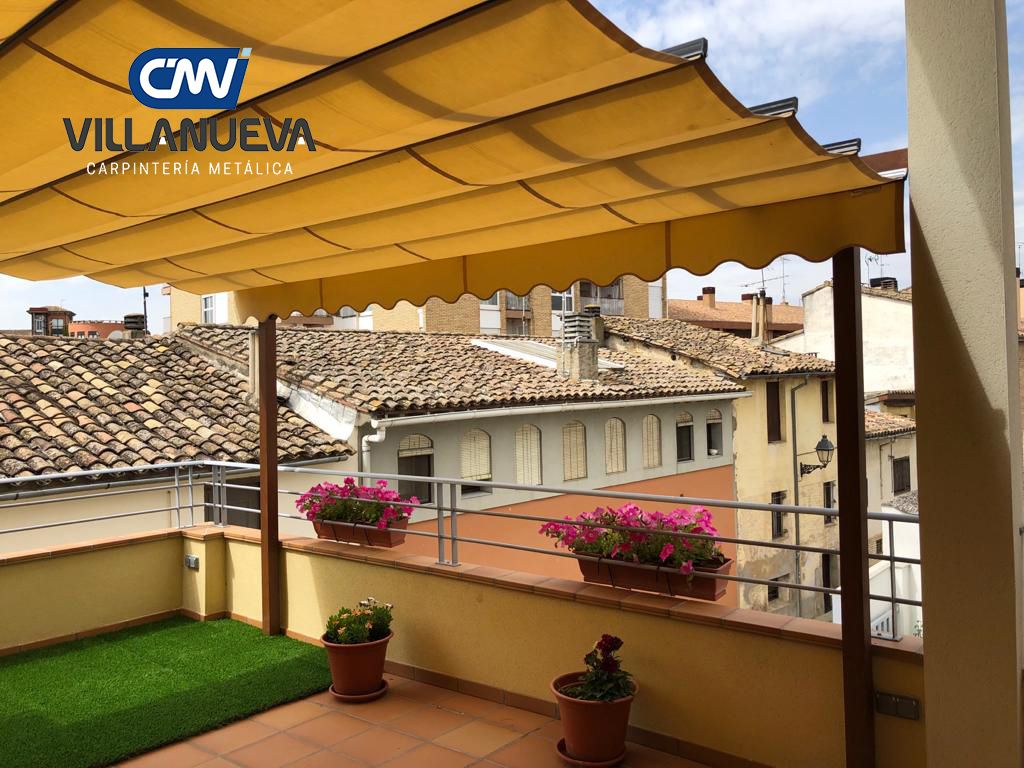 Carpintería Metálica Villanueva ayuda a elegir el toldo de aluminio que mejor se adapta al hogar