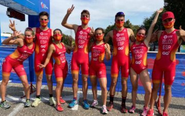 EquipoEspañol El Digital de Asturias Copa de Europa Júnior de Triatlón en Belgrado
