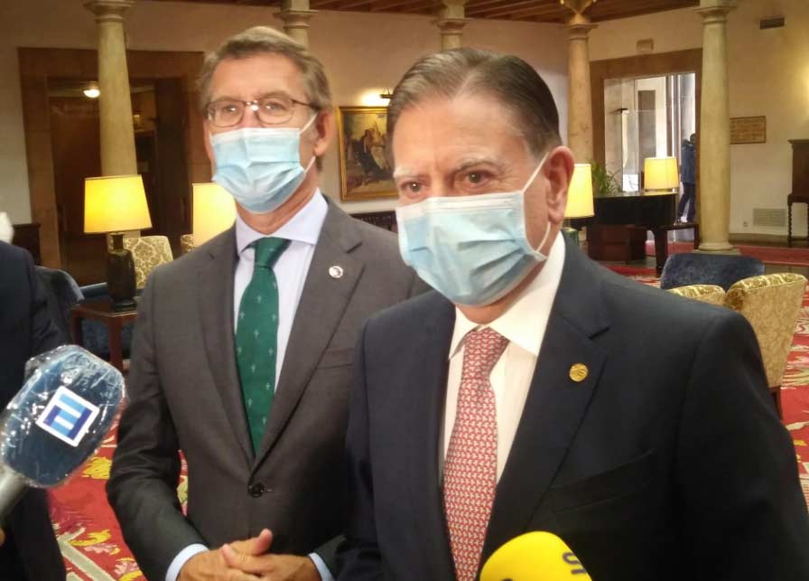 Núñez Feijóo y Alfredo Canteli