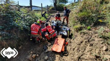 ACCIDENTE DE TRAFICO EN ALLER