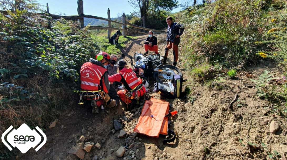 ACCIDENTE DE TRAFICO EN ALLER