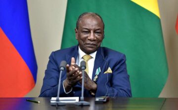  El presidente de Guinea, Alpha Condé