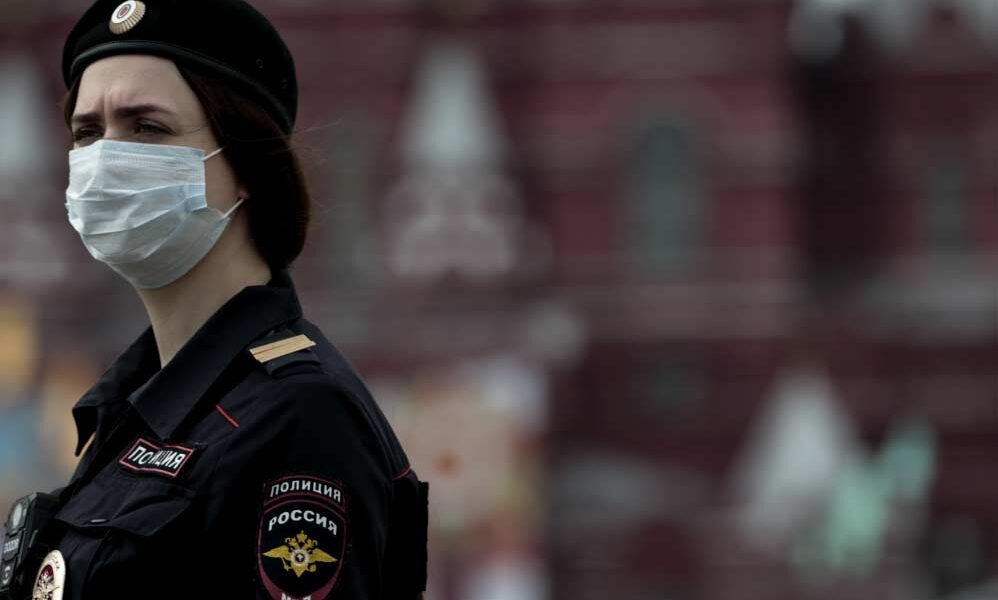 Imagen de archivo de una agente de Policía rusa