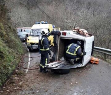 Accidente en Amieva