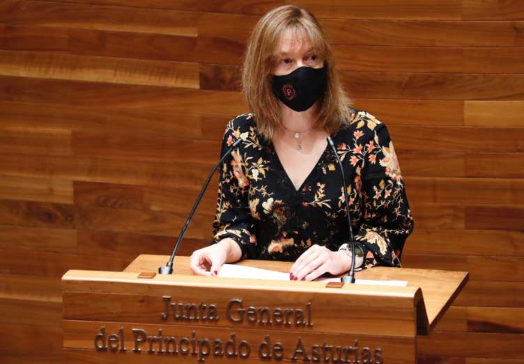 La consejera de Hacienda, Ana Cárcaba