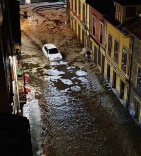 Inundación en Avilés