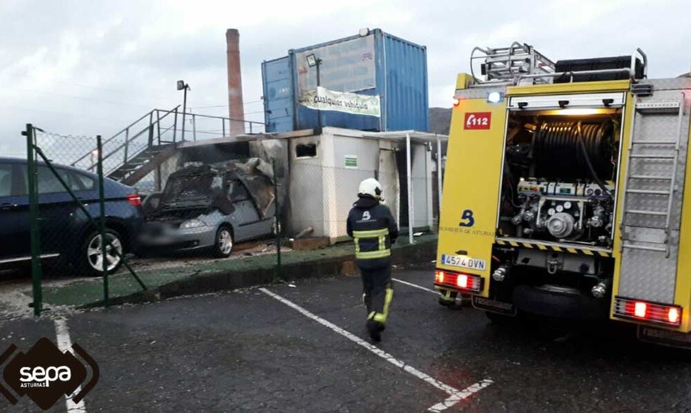 Incendio Viella Asturias