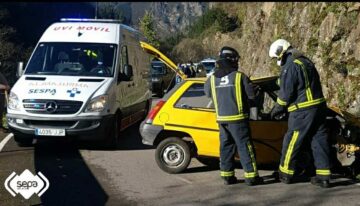 Accidente en Cangas del Narcea