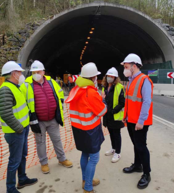 obras túnel Sotrondio