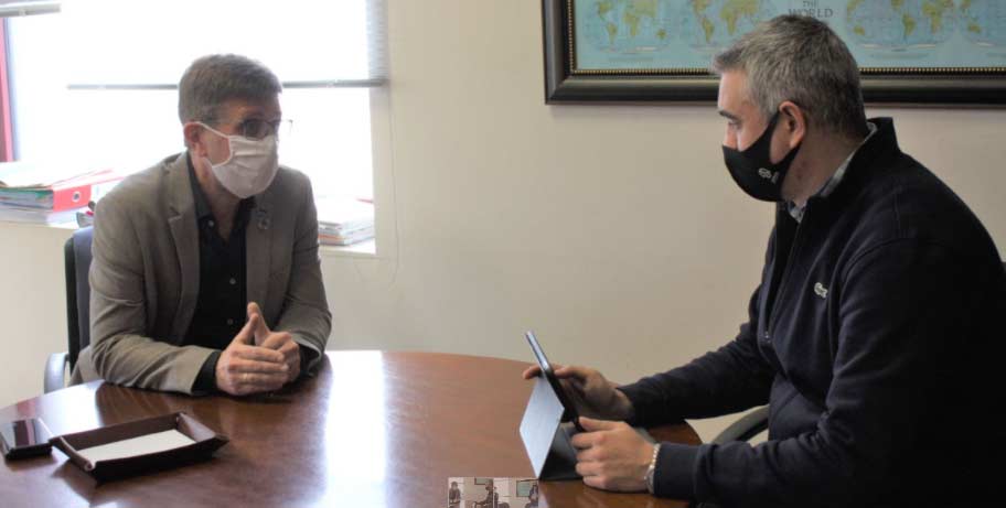 Reunión decano Facultad Formación del Profesorado