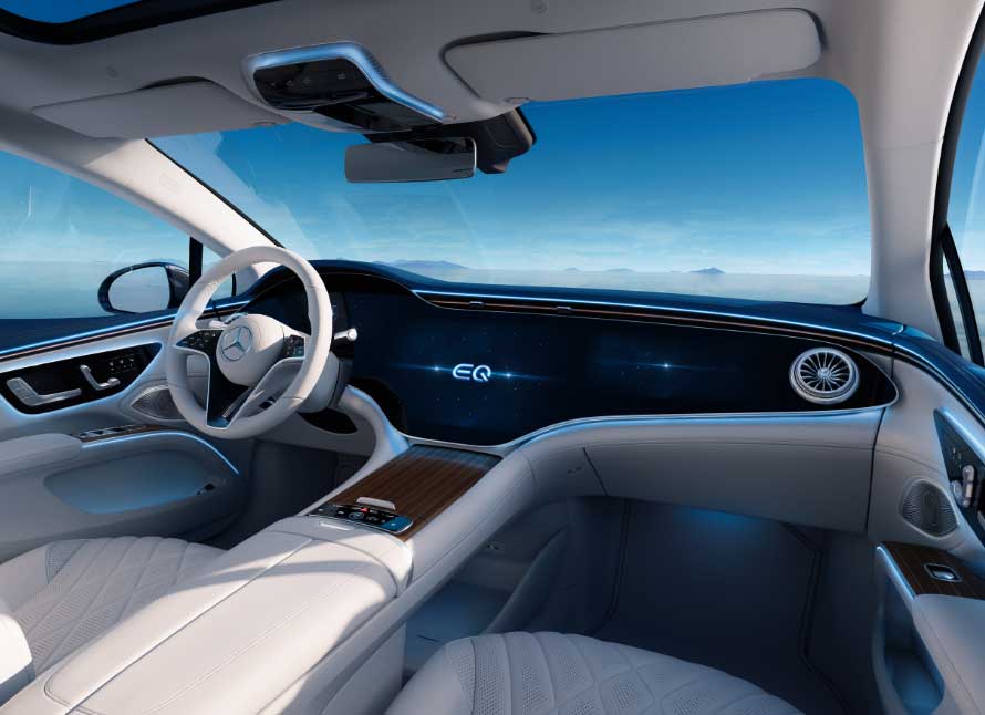El interior del nuevo Mercedes EQS