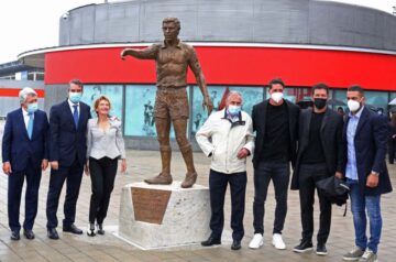 Luis Aragonés en el Metropolitano