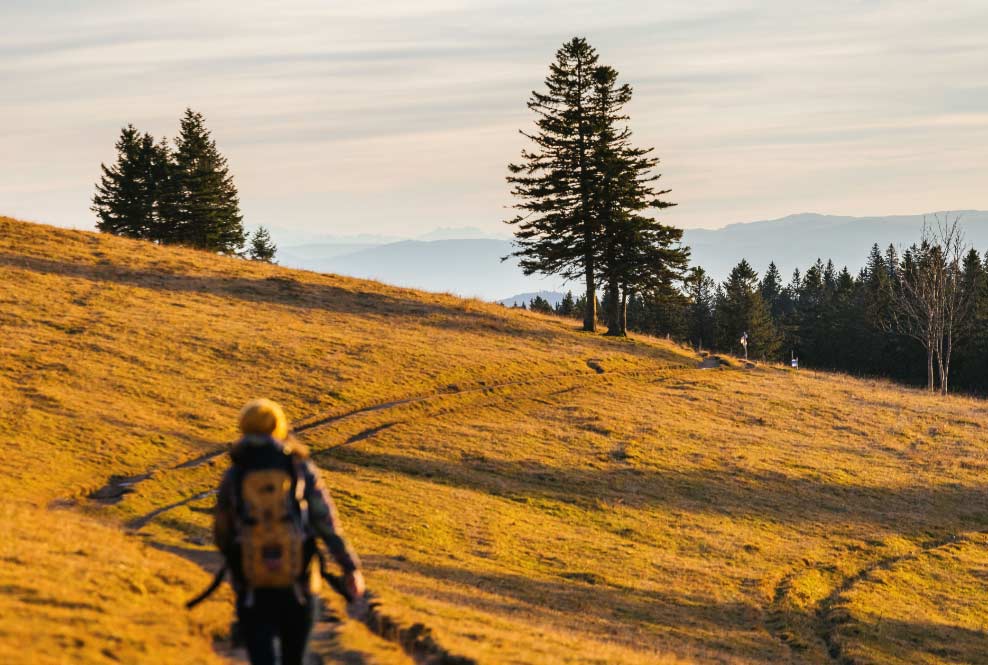 Esencial: Senderismo en otoño con linterna frontal en la montaña