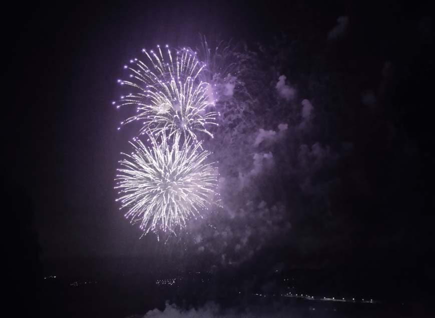 «La Noche de los Fuegos» de las Fiestas del Santísimo Cristo de Candás 2023