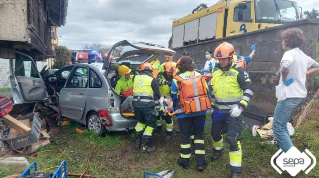 accidente en Cuatrocaminos