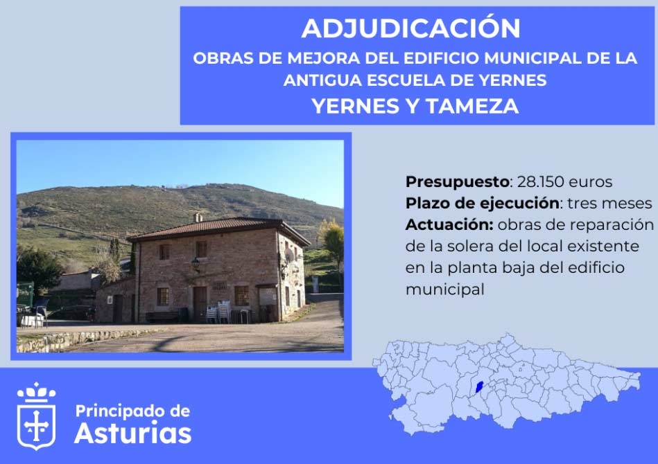 Obras en Yernes  El Digital de Asturias Obras en Yernes