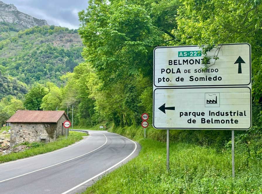 carretera AS227 Belmonte  El Digital de Asturias carretera AS227 Belmonte