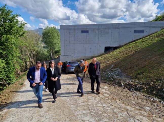 Nuevo depósito de agua en Mieres